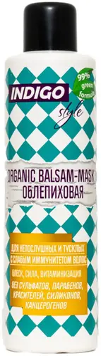 Бальзам-маска бессульфатная Indigo style органик облепиховая 1000мл