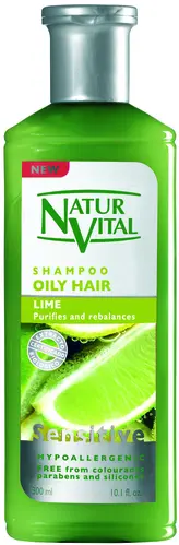 Шампунь Natur Vital для жирных волос с лаймом 300мл