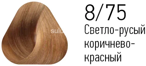 Краска Estel Essex 8/75 Светло-русый коричнево-красный 60мл