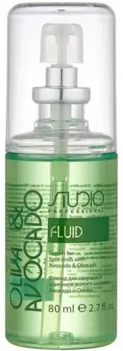 Флюид Studio Professional для секущихся кончиков волос с маслами Авокадо и Оливы Oliva & Avocado 80мл Флюид Studio Professional для секущихся кончиков волос с маслами Авокадо и Оливы Oliva & Avocado 80мл