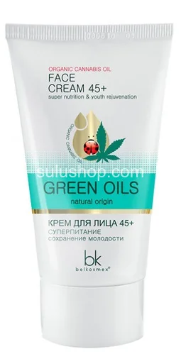 Крем для лица Белкосмекс Green Oils 45+ Суперпитание и сохранение молодости 40гр Крем для лица Белкосмекс Green Oils 45+ Суперпитание и сохранение молодости 40гр