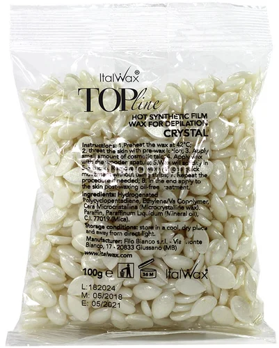 Воск пленочный в гранулах ItalWax Top Line Crystal 100гр Воск пленочный в гранулах ItalWax Top Line Crystal 100гр