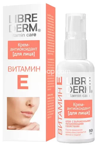 Librederm витамин Е крем-антиоксидант д/лица 50мл Librederm витамин Е крем-антиоксидант д/лица 50мл