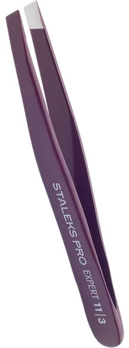 Пинцет для бровей Staleks Pro Expert 11 type 3v широкие скошенные кромки Пинцет для бровей Staleks Pro Expert 11 type 3v широкие скошенные кромки