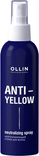 Нейтрализующий спрей Ollin Professional Anti-Yellow для волос 150мл Нейтрализующий спрей Ollin Professional Anti-Yellow для волос 150мл
