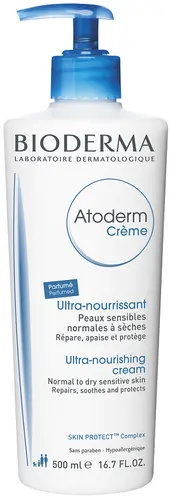Крем Bioderma Atoderm Cream Ultra увлажнение и питание 200мл дозатор Крем Bioderma Atoderm Cream Ultra увлажнение и питание 200мл дозатор