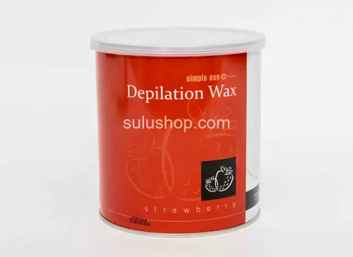 Воск баночный Simple Use Depilation Wax Strawberry 800мл