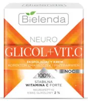 Bielenda glycol + vit C отшелушивающий крем от морщин ночной