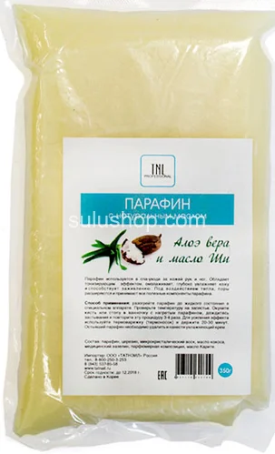 TNL Парафин с натуральным маслом 350гр алоэ и масло ши TNL Парафин с натуральным маслом 350гр алоэ и масло ши