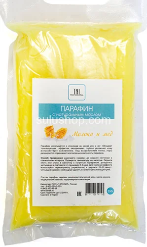 TNL Парафин с натуральным маслом 350гр молоко и мед TNL Парафин с натуральным маслом 350гр молоко и мед