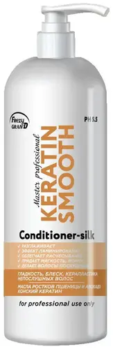 Кондиционер-шелк Frezy Grand Keratin Smooth для разглаживания 1000мл Кондиционер-шелк Frezy Grand Keratin Smooth для разглаживания 1000мл