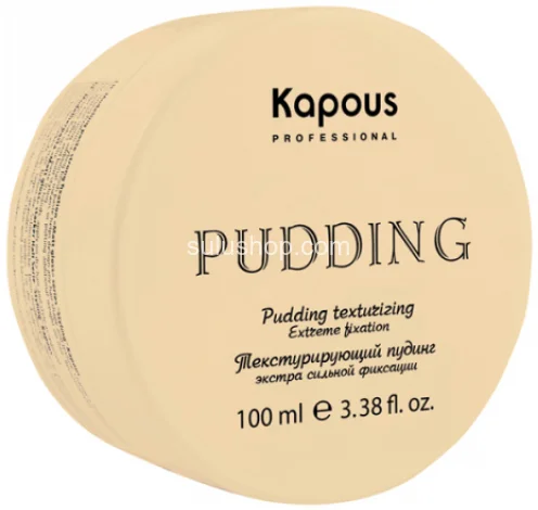 Пудинг текстурирующий Kapous Professional для укладки волос экстра сильной фиксации Puddung 100мл