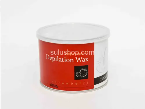Воск для депиляции Simple Use Beauty Strawberry (клубничный) теплый в банке 400мл