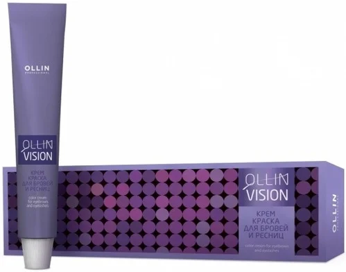 Ollin vision set graphite крем-краска для бровей и ресниц графит 20мл + салфетки 15 пар Ollin vision set graphite крем-краска для бровей и ресниц графит 20мл + салфетки 15 пар