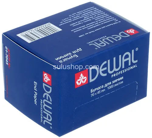 Dewal бумага для химии 70x 45мм 1000шт Dewal бумага для химии 70x 45мм 1000шт