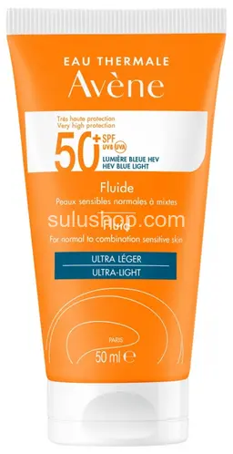 Солнцезащитный флюид Avene SPF50 Солнцезащитный флюид Avene SPF50
