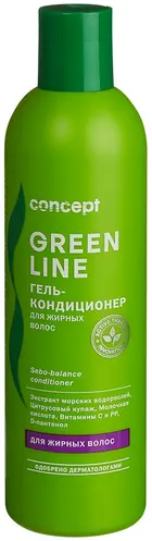 Гель-кондиционер Concept для жирных волос Sebo-balance Green Line 300мл