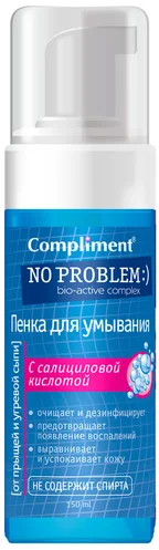 Пенка для умывания Complement No Problem с салициловой кислотой 150мл