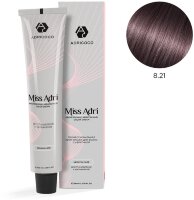 Краска Adricoco Miss Adri 8.21 Светлый блонд фиолетовый пепельный 100мл