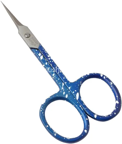 Ножницы для кутикулы Silver Star HCC-5 Blue зауженные лезвия