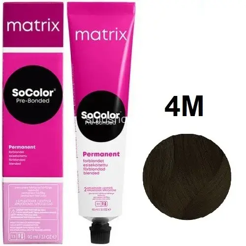 Краска Matrix So Color 4M шатен мокка 90мл Краска Matrix So Color 4M шатен мокка 90мл