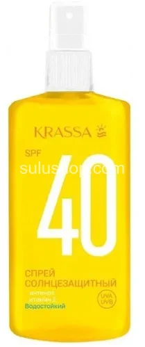 Krassa спрей солнцезащитный 40SPF 150мл Krassa спрей солнцезащитный 40SPF 150мл