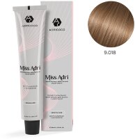 Краска Adricoco Miss Adri 9.018 Очень светлый блонд прозрачный лакричный 100мл