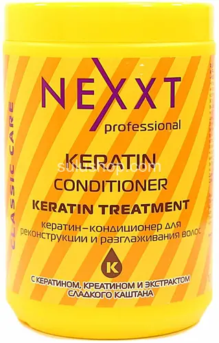 Кератин-кондиционер Nexxt Keratin для реконструкции и выпрямления волос 1000мл Кератин-кондиционер Nexxt Keratin для реконструкции и выпрямления волос 1000мл