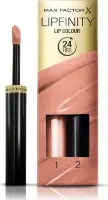 Стойкая губная помада и увлажняющий блеск Maxfactor Lipfinity Lip Colour №006 Always Delicate