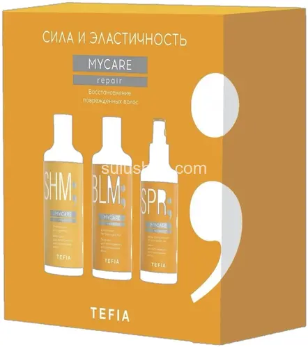 Набор Tefia Сила и эластичность, восстановление повреждённых волос