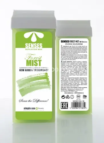 Воск для депиляции Simple Use Beauty Senses Forest Mist синтетический теплый в картридже 100мл Воск для депиляции Simple Use Beauty Senses Forest Mist синтетический теплый в картридже 100мл