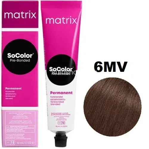 Краска Matrix So Color 6MV темный блондин мокка перламутровый 90мл