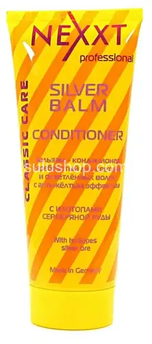 Бальзам-кондиционер оттеночный Nexxt Silver Balm серебристый для светлых и осветленных волос 200мл