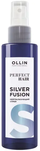 Нейтрализирующий спрей для волос Ollin Perfect Hair Silver Fusion 120мл Нейтрализирующий спрей для волос Ollin Perfect Hair Silver Fusion 120мл