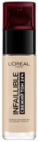 Стойкий матирующий тональный крем Loreal Infaillible 24h Слоновая кость №20 30мл