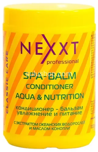 Бальзам-кондиционер Nexxt SPA Aqua & Nutrition увлажнение и питание 1000мл Бальзам-кондиционер Nexxt SPA Aqua & Nutrition увлажнение и питание 1000мл