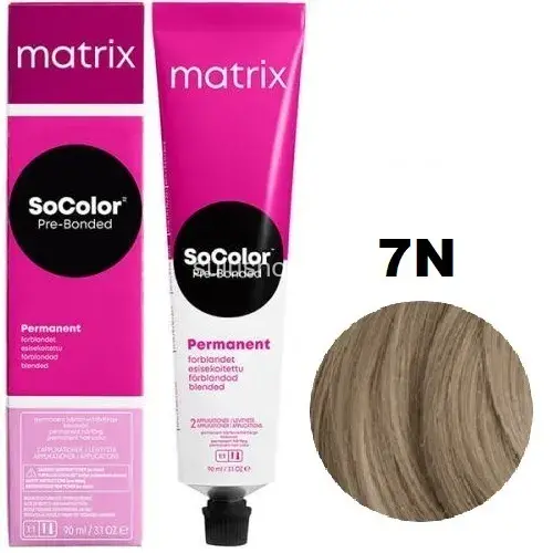 Краска Matrix So Color 7N блондин 90мл Краска Matrix So Color 7N блондин 90мл