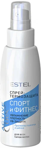 Спрей термозащитный Estel Спорт и фитнес Curex Active 100мл Спрей термозащитный Estel Спорт и фитнес Curex Active 100мл