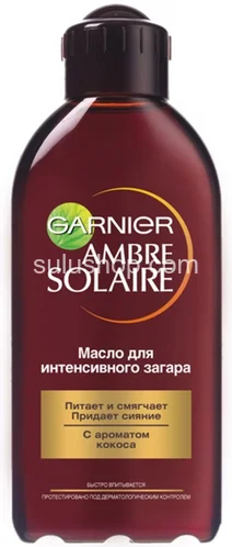 Масло для загара Garnier Ambre Solaire с ароматом кокоса 200мл Масло для загара Garnier Ambre Solaire с ароматом кокоса 200мл