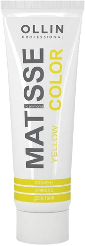 Пигмент прямого действия Ollin Matisse Color желтый 100мл Пигмент прямого действия Ollin Matisse Color желтый 100мл
