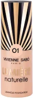 Тональный крем для лица Vivienne Sabo Lumiere Naturelle с эффектом сияния №01 натуральный бежевый 25г