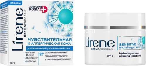 Крем для лица Lirene с экстрактом семени льна