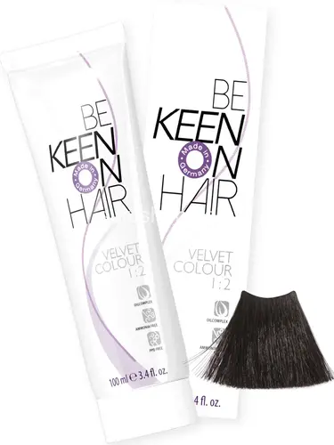 Краска для волос Keen Velvet Colour 3.0 темно-коричневый 100ml