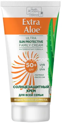 Extra Aloe солнцезащитный крем для всей семьи SRF 50 100мл