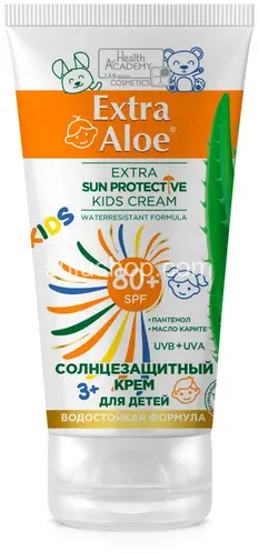 Extra Aloe солнцезащитный крем для детей 3+ SRF80 Extra Aloe солнцезащитный крем для детей 3+ SRF80