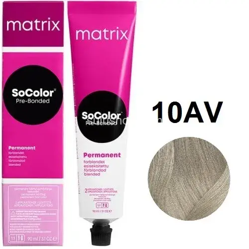 Краска Matrix So Color 10AV экстра светлый блондин пепельно-перламутровый 90мл Краска Matrix So Color 10AV экстра светлый блондин пепельно-перламутровый 90мл