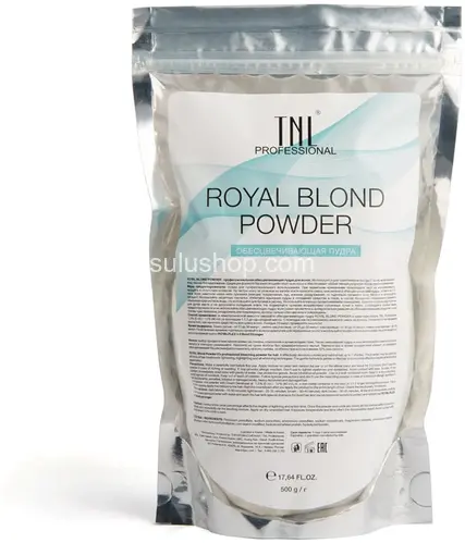 Пудра обесцвечивающая TNL для волос Royal Blond Powder 500гр