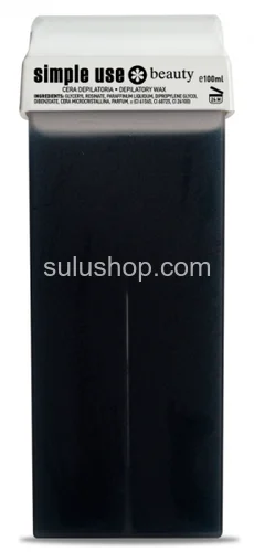 Воск для депиляции Simple Use Beauty Azulene (азуленовый) теплый в картридже 100мл