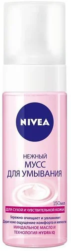 Нежный мусс для умывания Nivea с маслом миндаля 150мл Нежный мусс для умывания Nivea с маслом миндаля 150мл