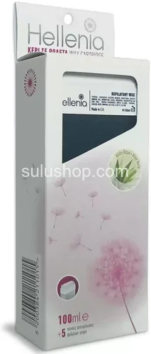 Воск для депиляции в картридже Hellenia Aloe 100мл + 5 полосок